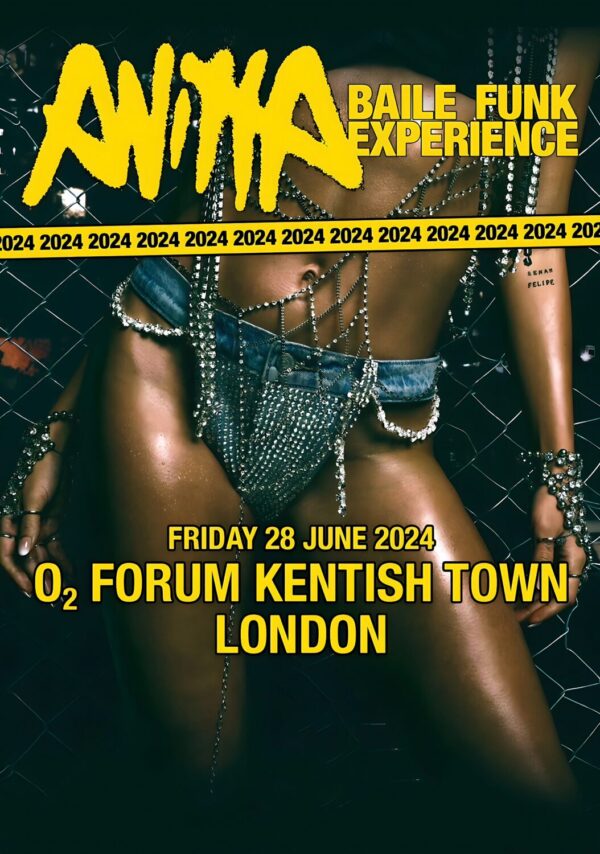 ANITTA (Singer) Baile Funk Experience 2024 Tour: LONDON o2 Forum Kentish Town Poster Print