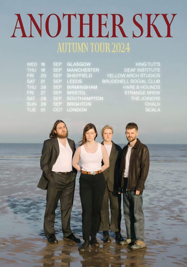 ANOTHER SKY (band) Beach Sky 2024 UK Tour Poster Print