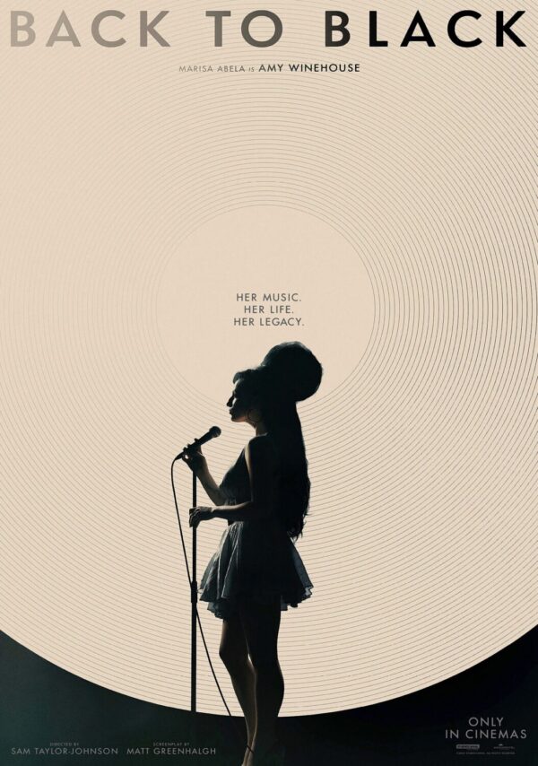 BACK TO BLACK (Film) Amy Winehouse Movie Poster