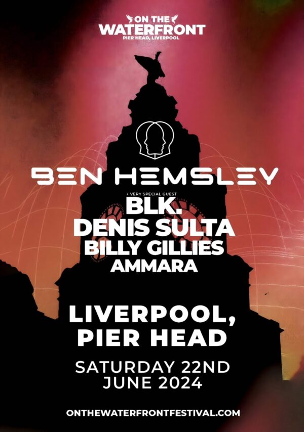 BEN HEMSLEY On The Waterfront 2024: LIVERPOOL Pier Head Poster Print