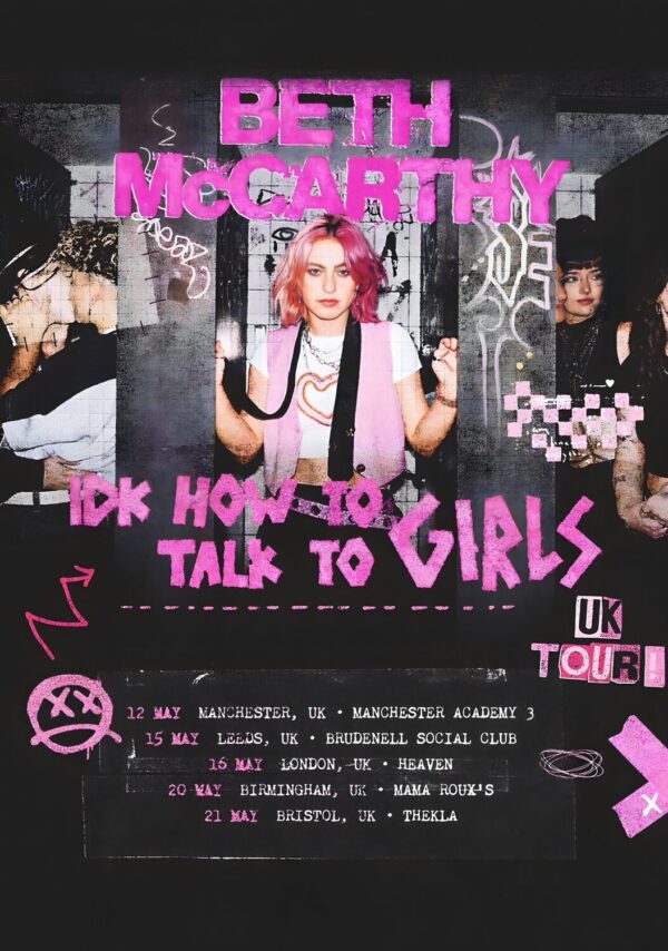 BETH McCARTHY IDK How To Talk To Girls 2024 UK Tour Poster Print