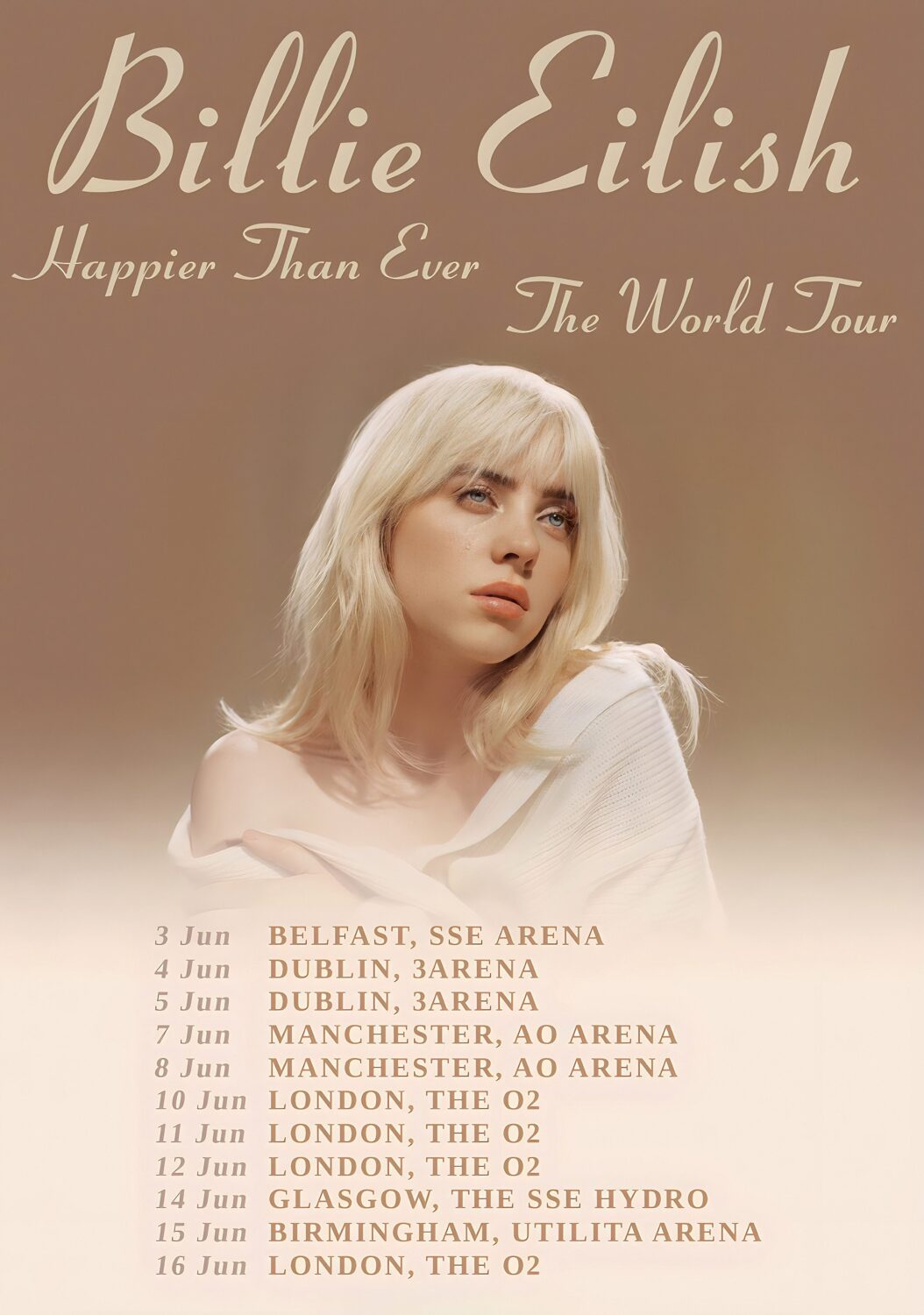 Billie Eilish Posters Albums Iconic Tour Posters Prints4u