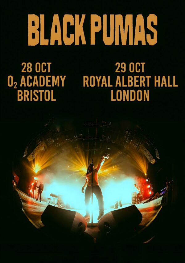 BLACK PUMAS Chronicles of a Diamond 2024 UK Tour: BRISTOL - LONDON Poster Print
