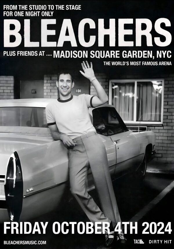 BLEACHERS (band) From The Studio To The Stage 2024 Tour: NEW YORK Madison Square Garden Poster