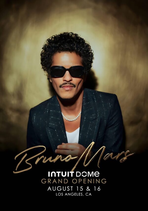 BRUNO MARS Live 2024 Intuit Dome Grand Opening: LOS ANGELES Poster