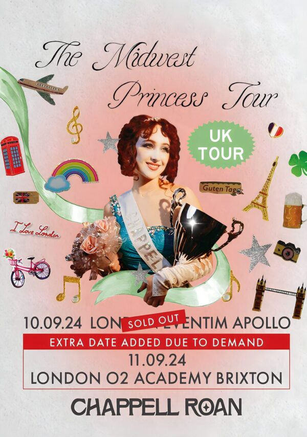CHAPPELL ROAN The Midwest Princess 2024 Tour: LONDON Brixton Academy - Eventim Apollo Poster