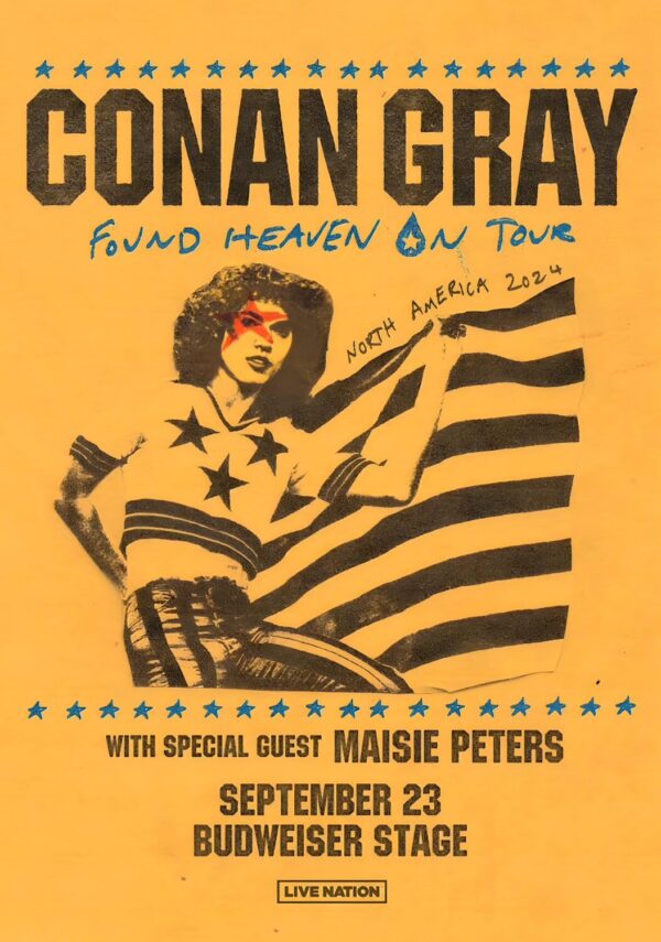CONAN GRAY Found Heaven On Tour 2024 North American Tour: TORONTO Budweiser Stage Poster Print