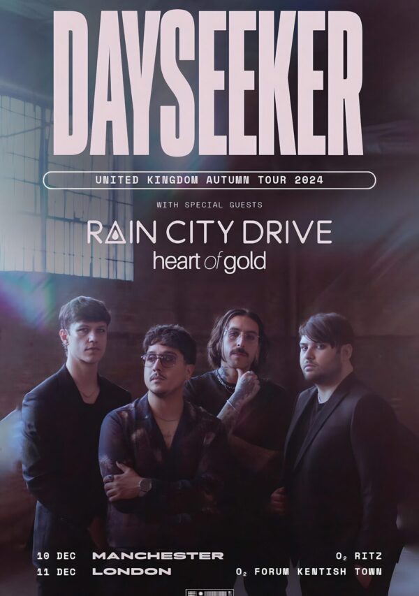 DAYSEEKER Replica 2024 UK Tour Poster