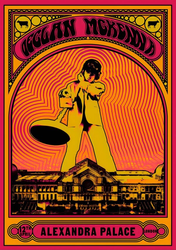 DECLAN McKENNA What Happened To The Beach 2024 Tour: LONDON Alexandra Palace Poster Print