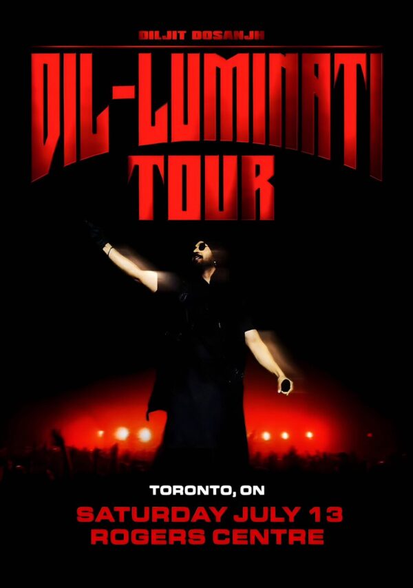 DILJIT DOSANJH Dil-Luminati 2024 Tour: TORONTO Roger Centre Poster Print