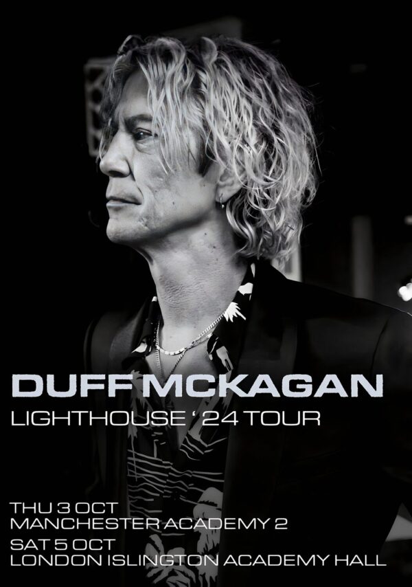 DUFF McKAGAN (Guns N' Roses) Lighthouse 2024 UK Tour: MANCHESTER - LONDON Poster