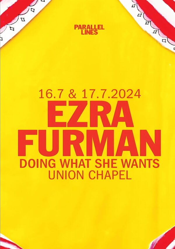 EZRA FURMAN Doing What She Wants 2024 Tour: LONDON Union Chapel Poster Print