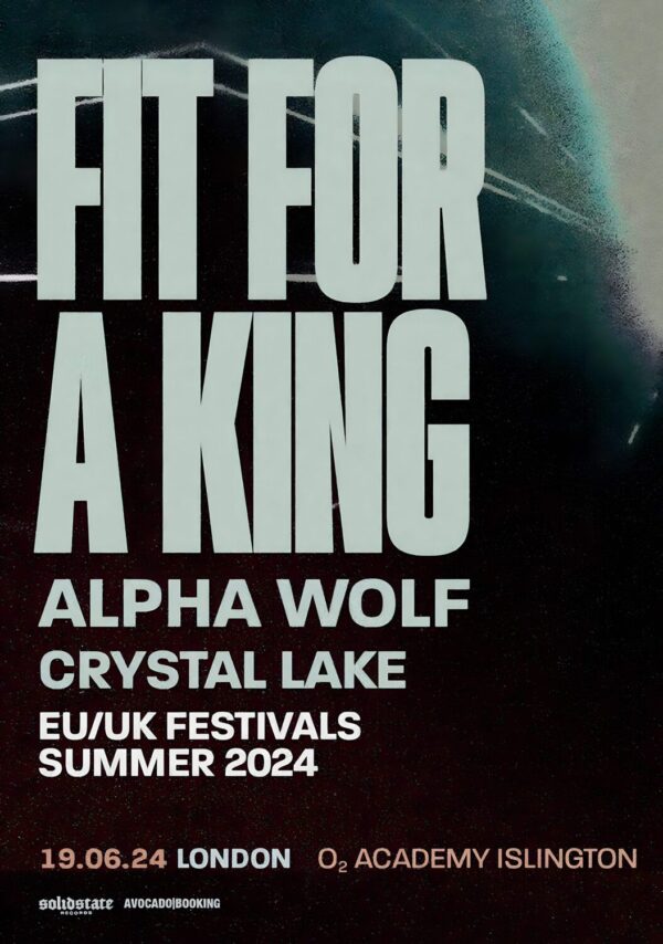 FIT FOR A KING (band) Keeping Secrets 2024 Tour: LONDON o2 Islington Academy Poster Print