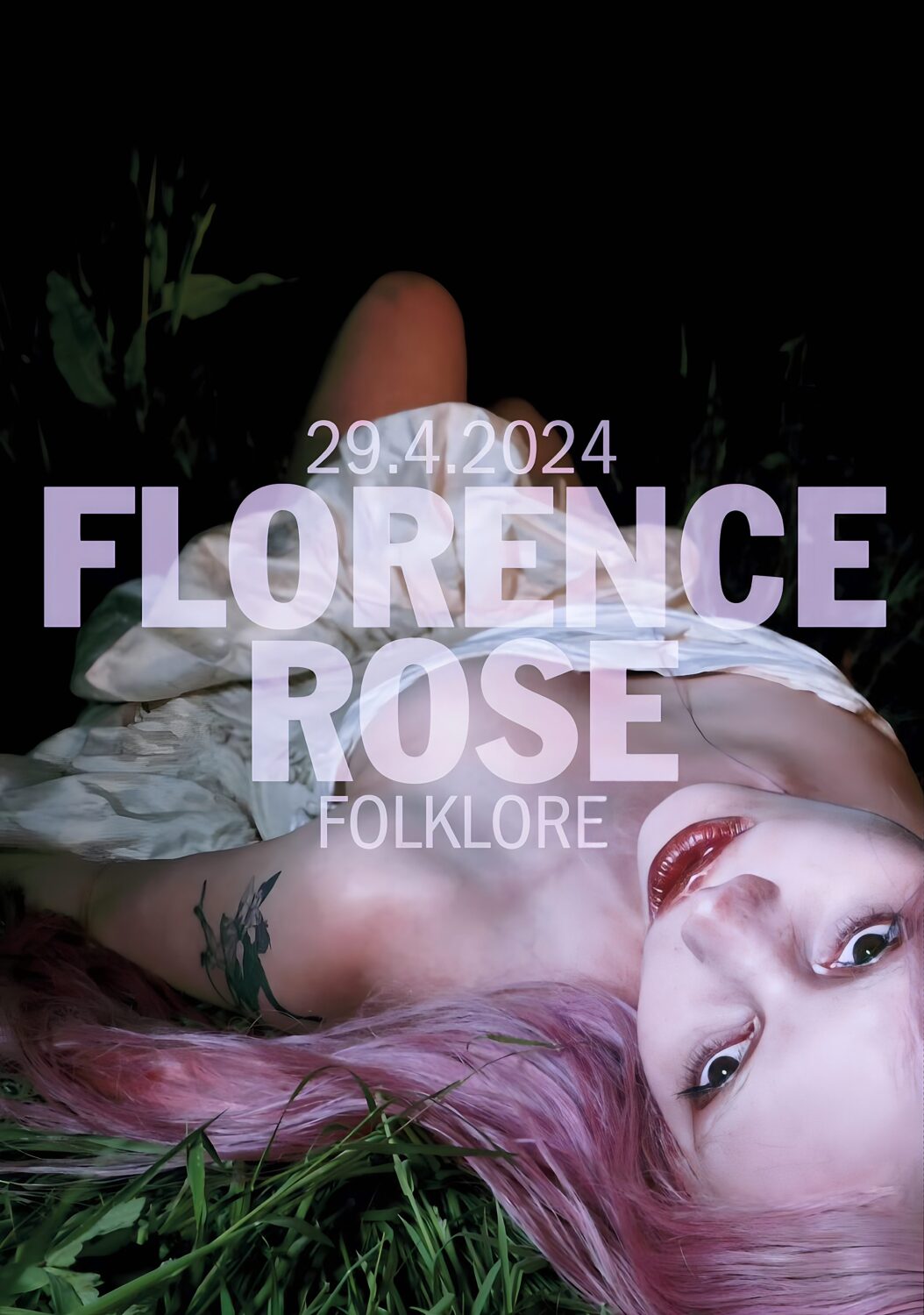 FLORENCE ROSE In Your Room 2024 Tour: LONDON Folklore Poster Print