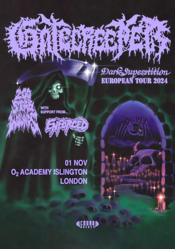 GATECREEPER Dark Superstition 2024 Tour: LONDON o2 Islington Academy Poster Print
