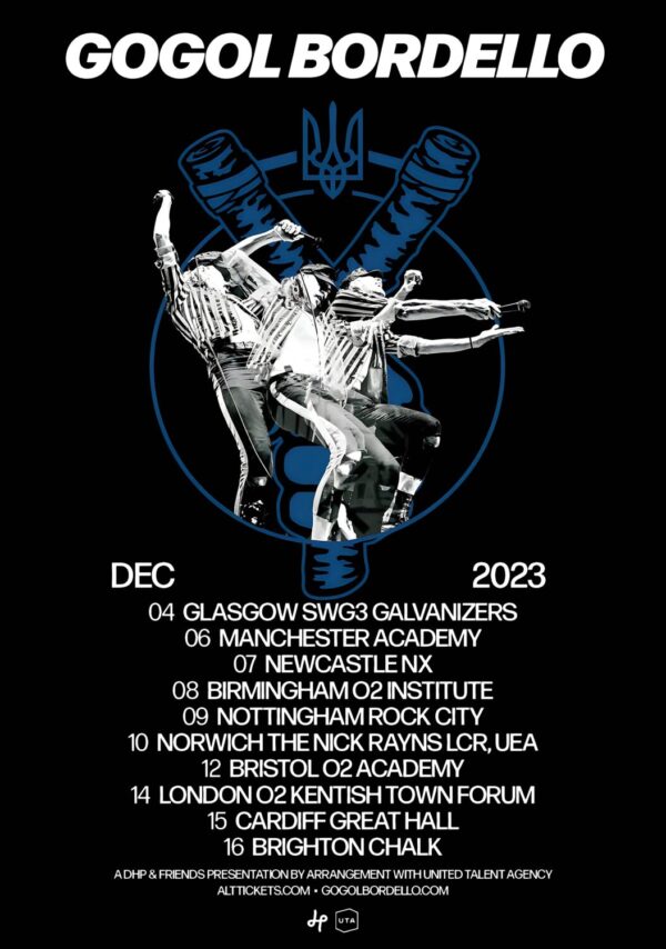 GOGOL BORDELLO Solidaritine December 2023 UK Tour Poster Print