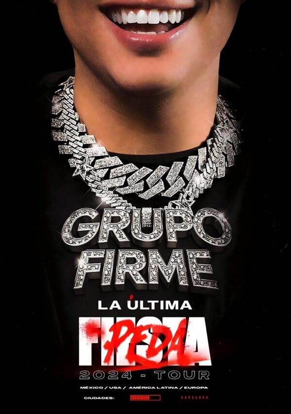 GRUPO FIRME La Ultimate Peda 2024 Tour Poster Print