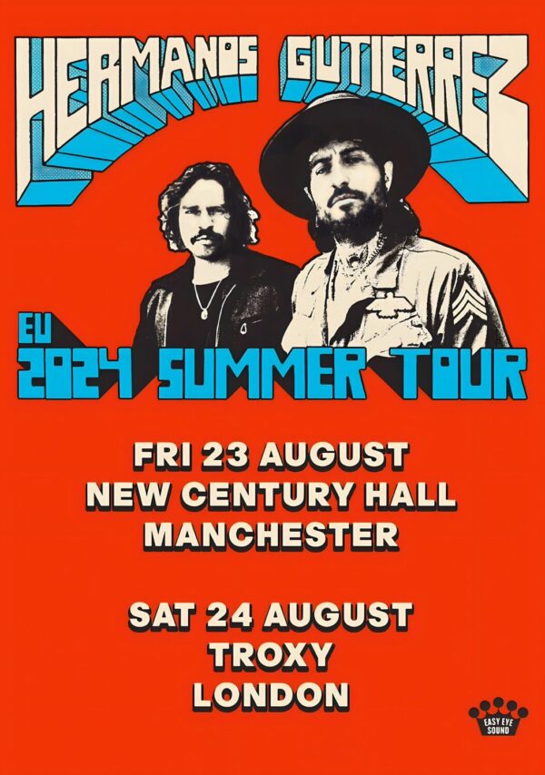 HERMANOS GUTIERREZ Sonido Cósmico 2024 UK Tour: MANCHESTER - LONDON Poster