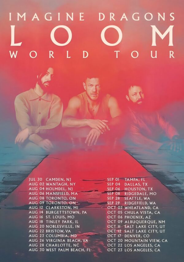 IMAGINE DRAGONS Loom 2024 World Tour: North America Poster