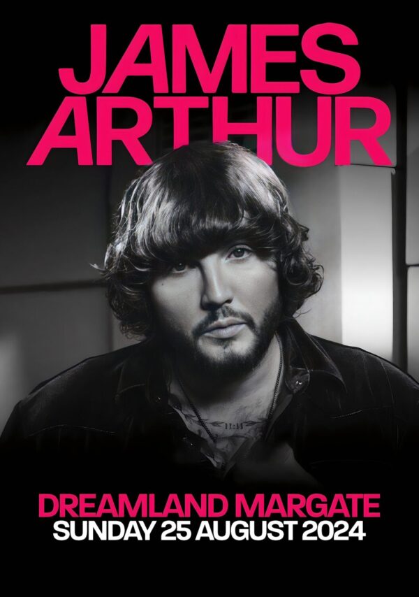 JAMES ARTHUR Bitter Sweet Love 2024 Tour: DREAMGATE Margate - 25 August 2024 Poster Print