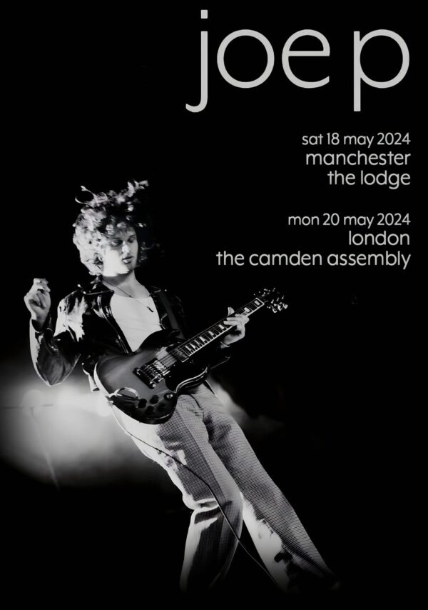 JOE P (singer) Shadow In The Sun 2024 UK Tour Poster Print