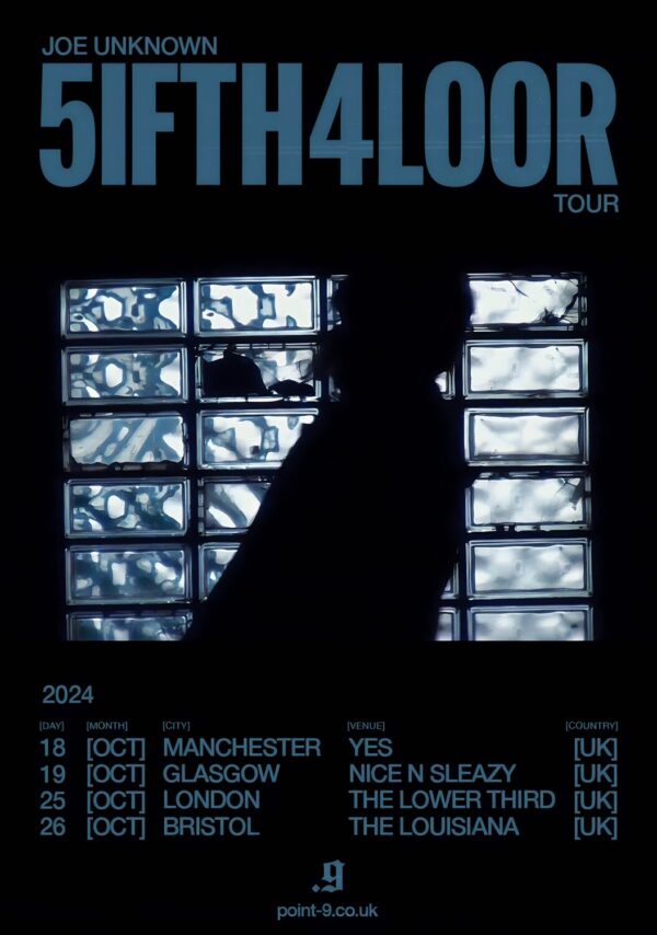 JOE UNKNOWN 5ifth4loor 2024 UK Tour Poster