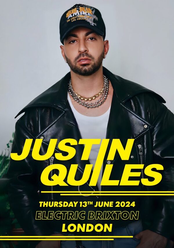 JUSTIN QUILES AKA J Qui Summer 2024 Tour: LONDON Poster