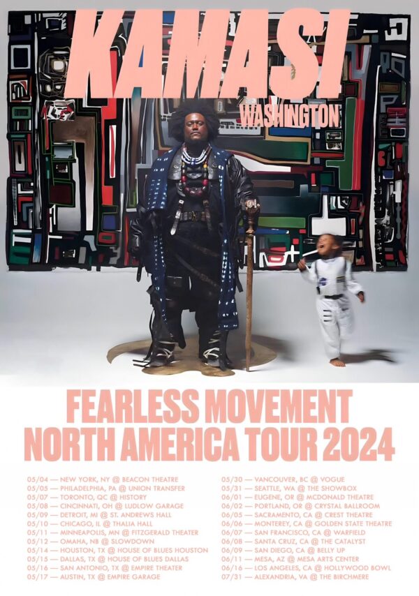 KAMASI WASHINGTON 2024 North American Tour Poster