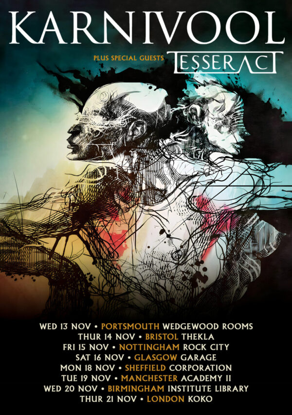 KARNIVOOL Asymmetry 2013 UK Tour Poster Print