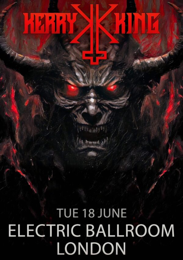 KERRY KING (Slayer) 2024 Tour: LONDON Poster