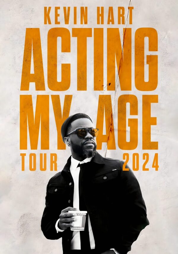 KEVIN HART 2024 World Tour Stand Up Comedy Poster