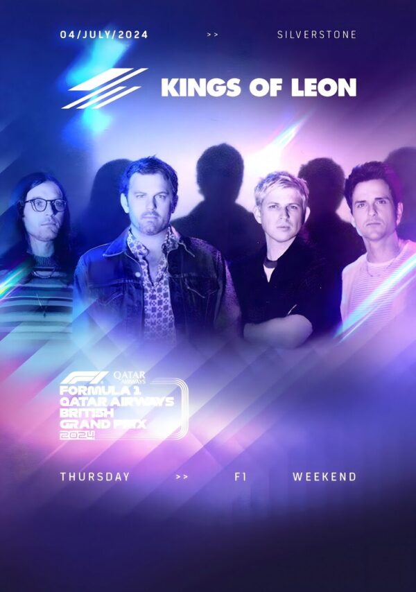 KINGS OF LEON 2024 Tour: SILVERSTONE Poster
