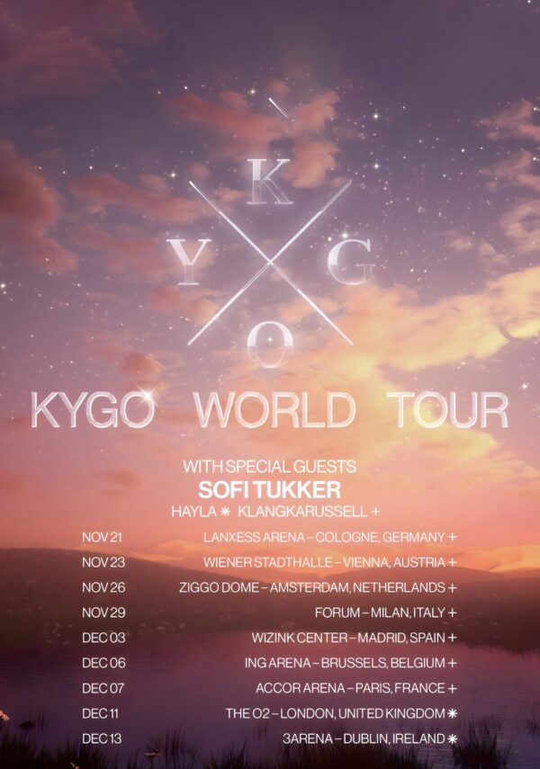 KYGO World Tour 2024: UK & Europe Poster