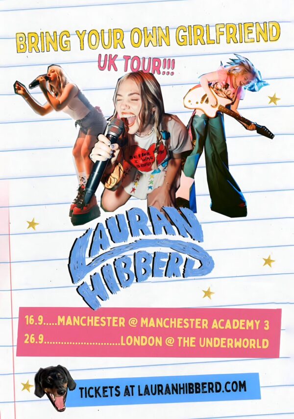 LAUREN HIBBERD Bring Your Own Girlfriend 2024 UK Tour Poster