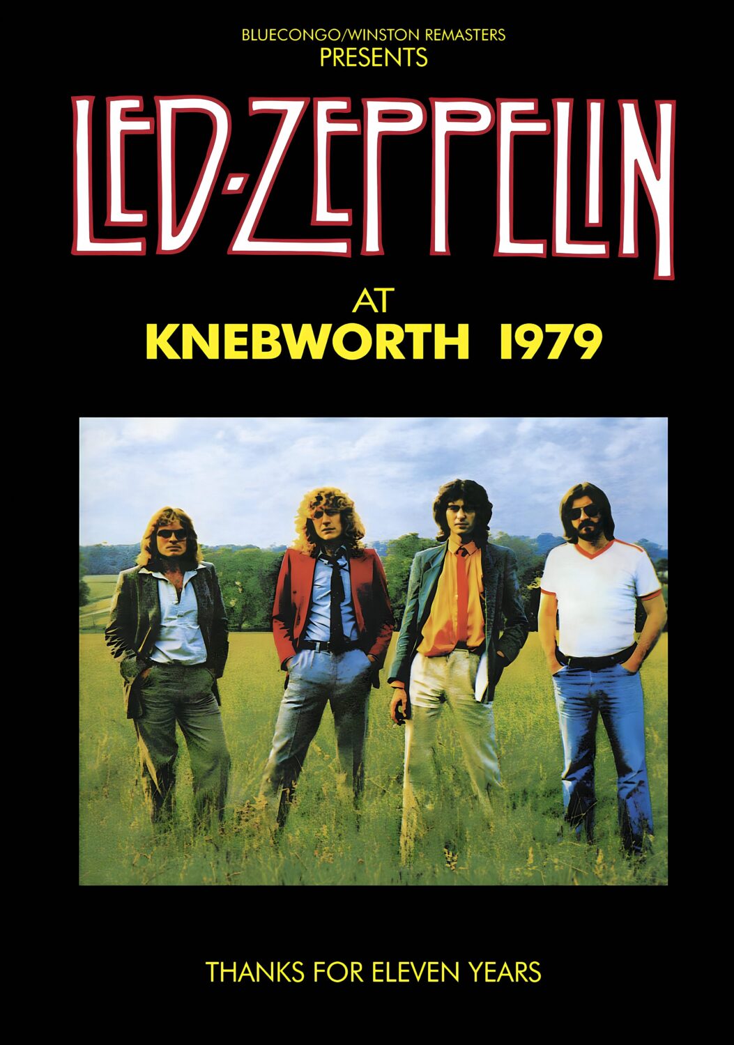 LED ZEPPELIN 1979 Tour: KNEBWORTH Poster