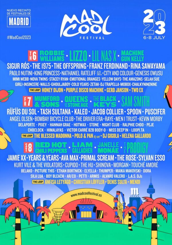 MAD COOL FESTIVAL 2023 Poster