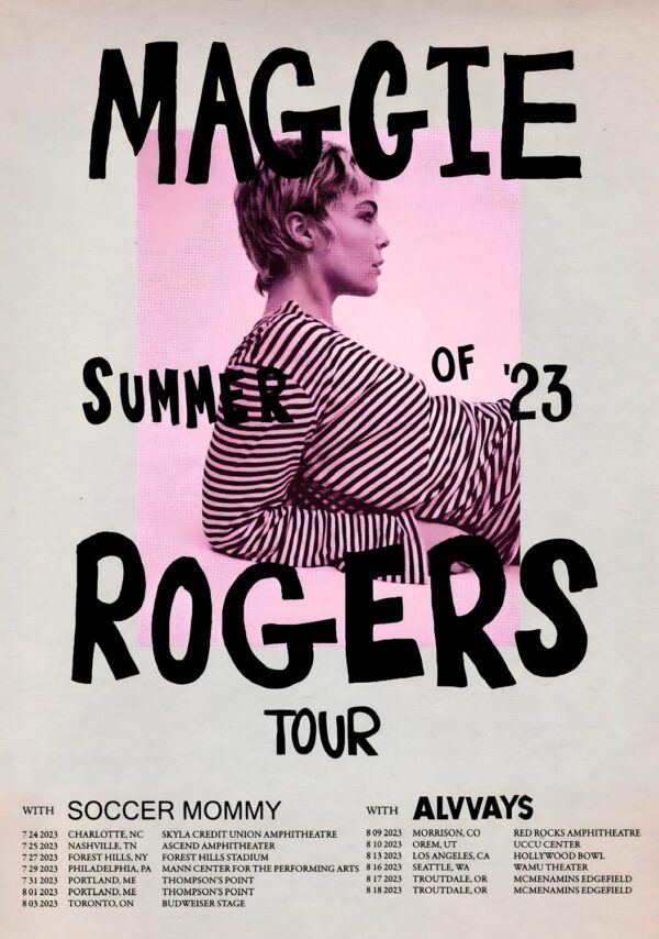 MAGGIE ROGERS 23 North America 2023 Tour Poster