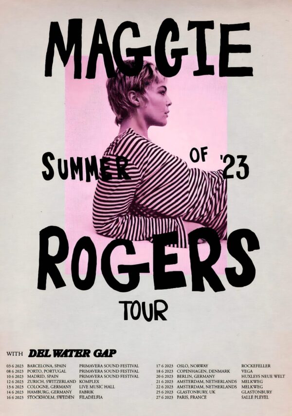 MAGGIE ROGERS 23 UK & Europe 2023 Tour Poster