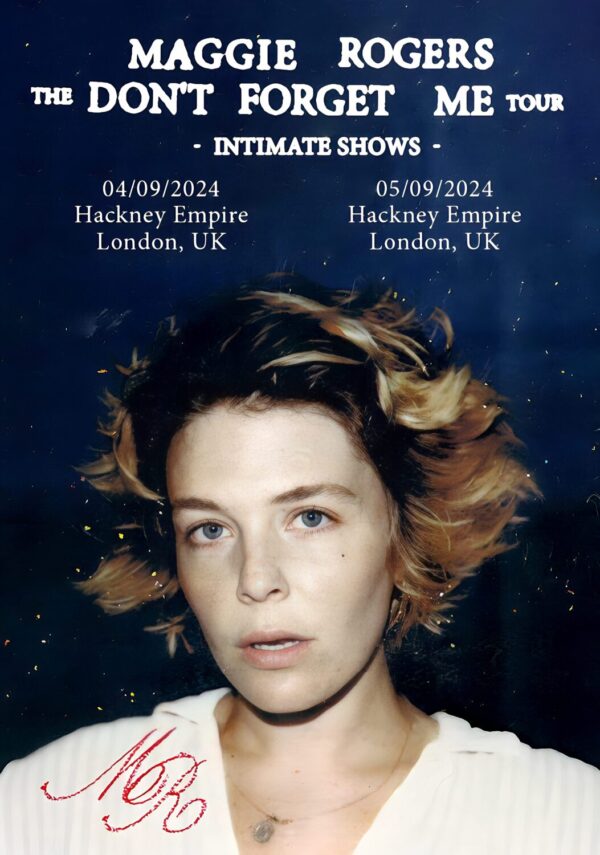 MAGGIE ROGERS 2024: LONDON Hackney Empire Poster