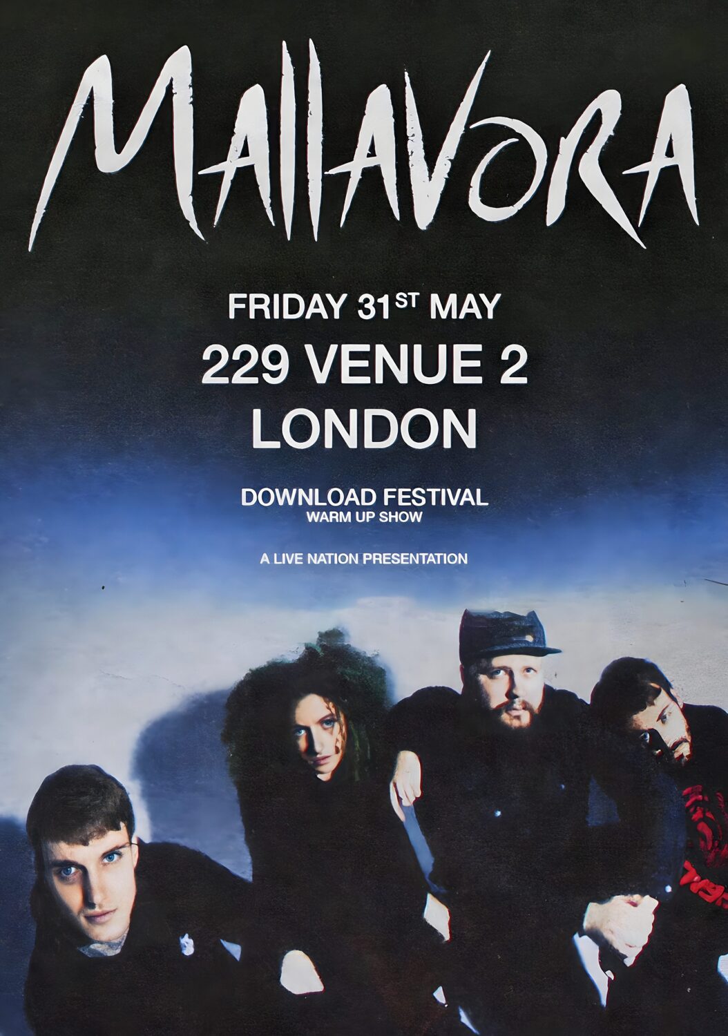 MALLAVORA Wake Up 2024 Tour: LONDON 229 Venue Poster