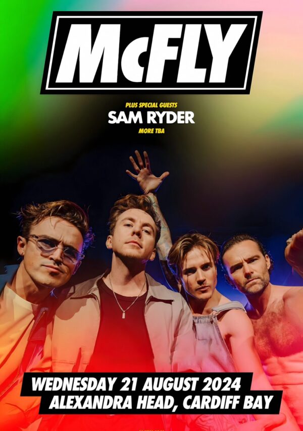 McFLY 2024 Summer Tour: CARDIFF BAY Poster
