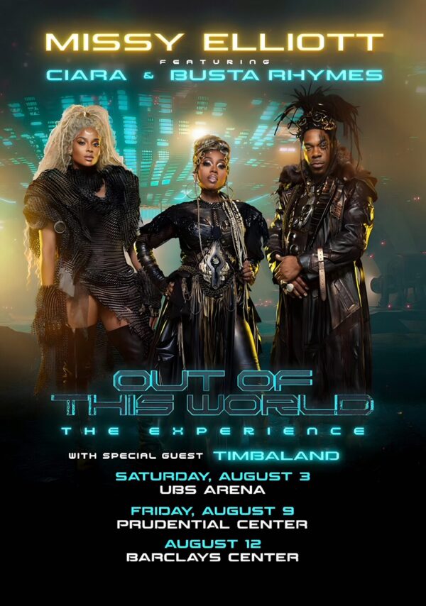 MISSY ELLIOT w/ Busta Rhymes: 2024 Tour: NEW YORK Poster
