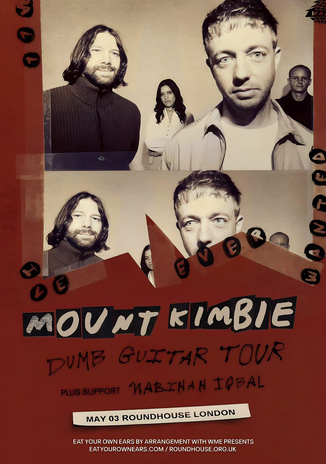 MOUNT KIMBIE Dumb Guitar 2024 UK Tour: LONDON Poster