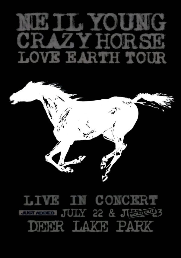 NEIL YOUNG & CRAZY HORSE 2024 Tour: VANCOUVER Poster