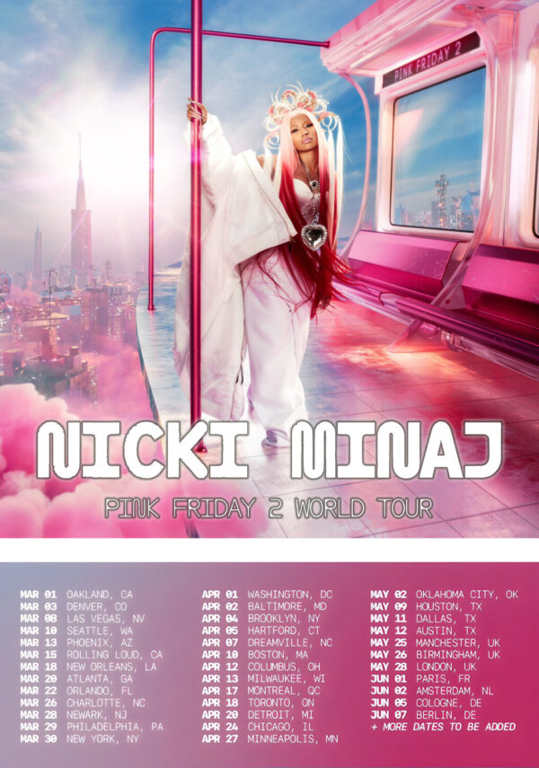 NICKI MINAJ World Tour: North America - Europe - UK Poster