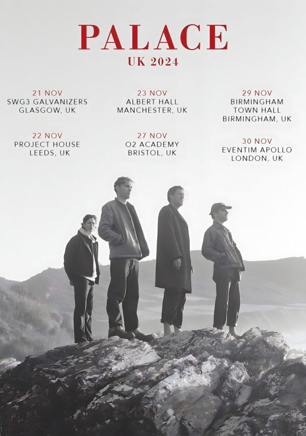 PALACE (band) Ultrasound 2024 UK Tour Poster Print