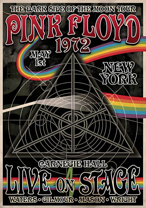 PINK FLOYD The Dark Side Of The Moon Tour NEW YORK Poster