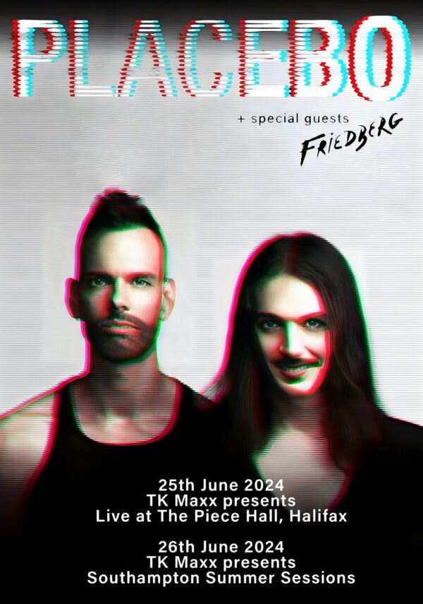 PLACEBO 2024 Tour: HALFAX - SOUTHAMPTON Poster
