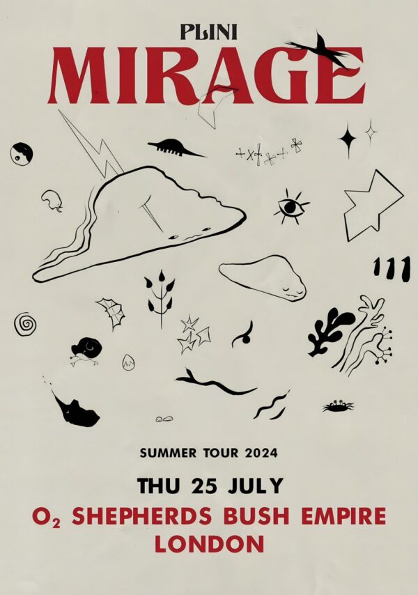 PLINI Mirage Summer 2024 Tour: LONDON O2 Poster