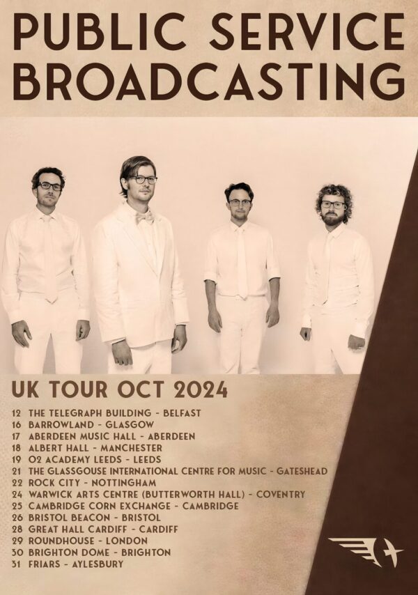 PUBLIC SERVICE BROADCASTING October 2024 UK Tour Poster